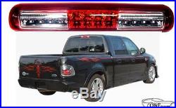 1997 2003 Ford F-150 F150 LED Cargo Lamp Red Clear Lens Third Brake Tail Light