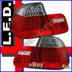 1999 2000 2001 BMW E46 330i 328i 325i 323i 4Dr Sedan LED Tail Lights 1 Pair