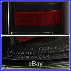 1999-2002 Chevy Silverado 99-06 GMC Sierra Black Edition LED Tube Tail Lights