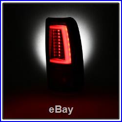 1999-2002 Chevy Silverado 99-06 GMC Sierra Black Edition LED Tube Tail Lights