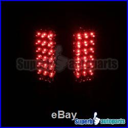 1999-2002 Chevy Silverado/ GMC Sierra 1500 2500 LED Tail Brake Lights Red Lens