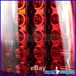 1999-2002 Chevy Silverado/ GMC Sierra 1500 2500 LED Tail Brake Lights Red Lens