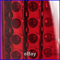 1999-2002 Chevy Silverado LED Tail Lights Lamps Red Set