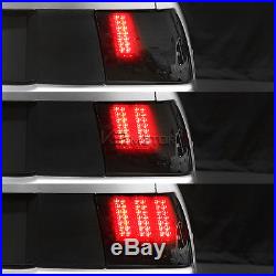 1999-2004 Ford Mustang Smoke Lens Sequential LED Tail Light Brake Lamps Pair