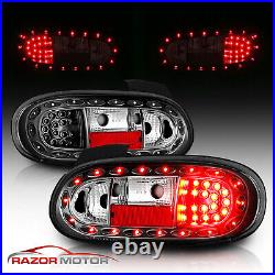 1999-2005 For Mazda Miata MX-5 Black LED Brake Tail Lights Set