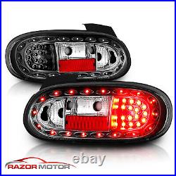 1999-2005 For Mazda Miata MX-5 Black LED Brake Tail Lights Set