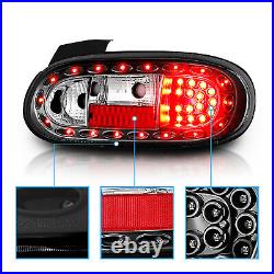 1999-2005 For Mazda Miata MX-5 Black LED Brake Tail Lights Set