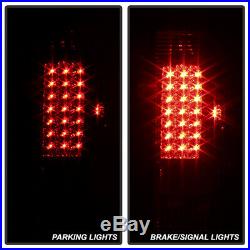1999-2007 Ford F250 F350 SD 1997-2003 F150 Red Smoke LED Tail Lights Brake Lamps