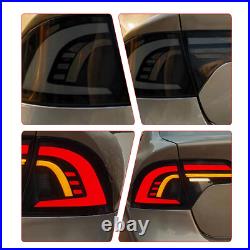 1Pair Full LED Tail Lights For Honda Civic Sedan 2006-2011 Start up Animation