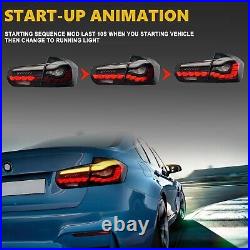 1 Pair LED Tail Lights For 2013-2018 BMW 3-Series F30 F35 F80 Sedan Rear Lights