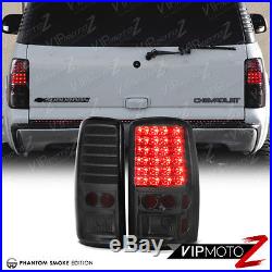 2000-06 Chevy Suburban Bumper+Headlights Smoke LED Tail Light Tinted Driving Fog