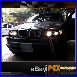 2000-2003 BMW X5 E53 Halo Projector LED Black Headlights + Smoke LED Tail Lights
