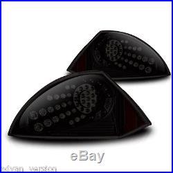 2000-2005 Mitsubishi Eclipse LED Tail Light Black Smoke Lens Rear Lamp PAIR