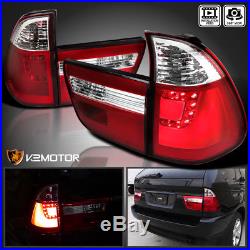 2000-2006 BMW E53 X5 RED Lens LED Rear Brake Lamps Tail Lights Left+Right