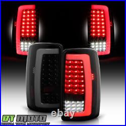 2000-2006 Chevy Suburban Tahoe GMC Yukon Black Smoke LED Tube Tail Lights Lamps