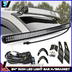 2000-2006 Chevy Suburban Tahoe GMC Yukon XL 54'' Curved LED Light bar+Wiring Kit