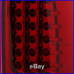 2000-2006 GMC Yukon Denali XL Red Lens LED Tail Lights Brake Lamp