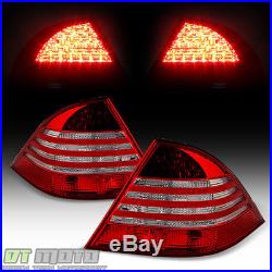 2000-2006 Mercedes Benz W220 S430 S500 S600 S55 LED Tail Lights Rear Brake Lamps