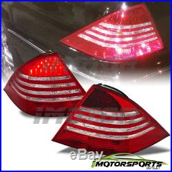 2000-2006 Mercedes-benz W220 S-Class S430 S500 S600 S550 Red LED Tail Lights Set