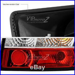 2002-2005 Audi A4 B6 Sedan CLEAN FACTORY STYLE RED LED Brake Lamps Tail Lights