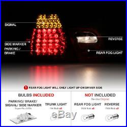 2002-2005 BMW E46 3-Series 325 330 Sedan Factory RED LED Tail Lights Lamp Pair