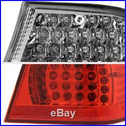 2002-2005 BMW E46 3-Series 325 330 Sedan Factory RED LED Tail Lights Lamp Pair