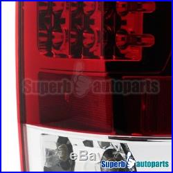 2002-2006 Dodge Ram 1500 2500 3500 LED Tail Lights Brake Lamp Red
