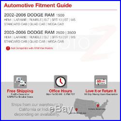 2002-2006 Dodge Ram 1500 2500 3500 SINISTER BLACK LED Rear Brake Taillight LED