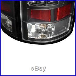 2002-2006 Dodge Ram 1500 2500 Black LED Brake Tail Lights