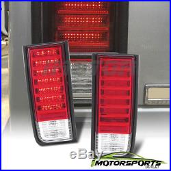 2003 2004 2005 2006 2007 2008 2009 Hummer H2 Red FULL LED Tail Lights Pair