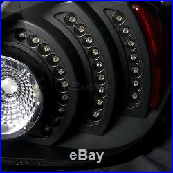 2003-2005 Dodge Neon SRT4 R/T LED Tail Lights Black Depo