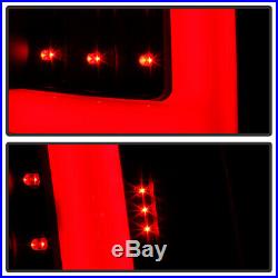2003-2006 Chevy Silverado 1500 2500 3500 Black Smoked LED Tube Tail Lights Lamps