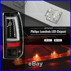 2003-2006 Chevy Silverado 1500 2500 Black Edition LED Tube Tail Lights Lamps