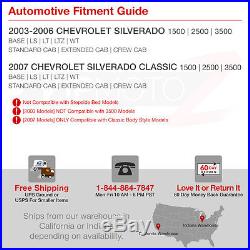 2003-2006 Chevy Silverado PickUp SMOKE Rear LED Tail Light Brake Lamp Assembly