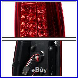 2003-2006 Chevy Silverado Sierra LED C Shape Tail Lights Lamps 03 04 05 06