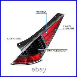 2003 2007 For 350Z JDM LED Brake Tail Lights All Black Rear Lamps Pair