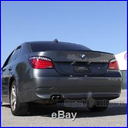 2004-2007 BMW E60 5-Series 525i/530i 4DR Red Lens Tail Brake Lights with LED Bar