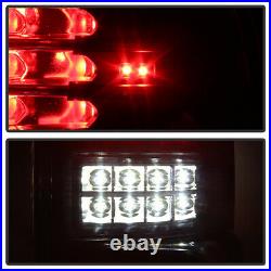 2004-2008 Ford F150 Red Clear Full LED Tail Lights Brake Lamps 04-08 Left+Right