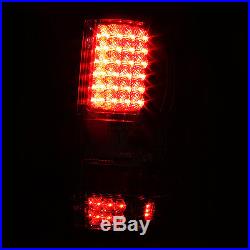 2004-2008 Ford F-150 F150 Pickup Smoked LED Tail Lights + 3Rd Brake Light Lamp
