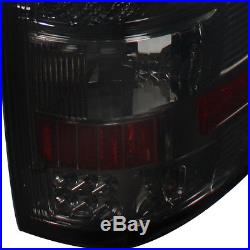 2004-2008 Ford F-150 F150 Pickup Smoked LED Tail Lights + 3Rd Brake Light Lamp