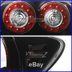 2004-2008 Mazda RX8 RX-8 Shinka Nemesis Rear JDM Black LED Rear Tail Lights Lamp