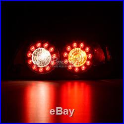 2004-2008 Mazda RX8 RX-8 Shinka Nemesis Rear JDM Black LED Rear Tail Lights Lamp