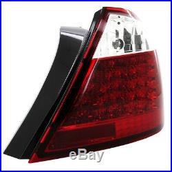 2004-2010 Scion tC JDM Red Clear Lens LED Rear Tail Brake Lights Left+Right