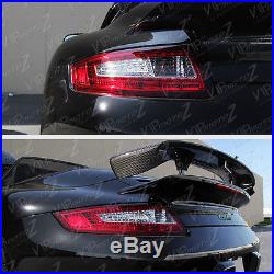 2005-08 Porsche 997 RED/CLEAR LED Tail Lights Pair Left+Right Brake Signal Lamps