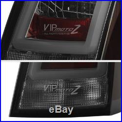 2005-2007 Chrysler 300C 6.1L TRON STYLE Phantom Smoke LED Tail Lights Lamp SET