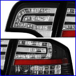 2005-2008 Audi A4 S4 RS4 B7 Sedan Black LED Rear Brake Signal Tail Light 4PC SET