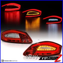 2005-2008 Porsche 987 Boxster Cayman FACTORY RED LED Tube Tail Lights Assembly