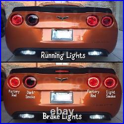 2005-2013 C6 Corvette Authentic Eagle Eye Branded LED Tail Lights Factory Red