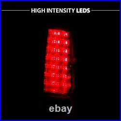 2005-2021 For Frontier Red Clear LED Rear Brake Tail Lights Lamps Pair