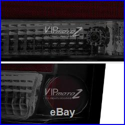 2006-2008 Dodge Charger SINISTER BLACK LED Rear Brake Signal Tail Lights Lamps